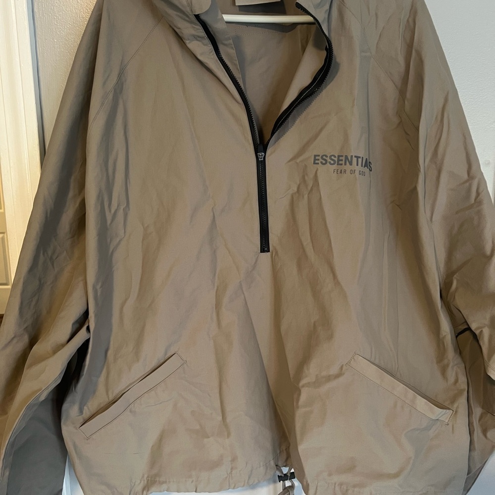 Essentials Fear of God Beige Windbreaker